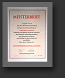 Angelika Siemon-Bley's master certificate